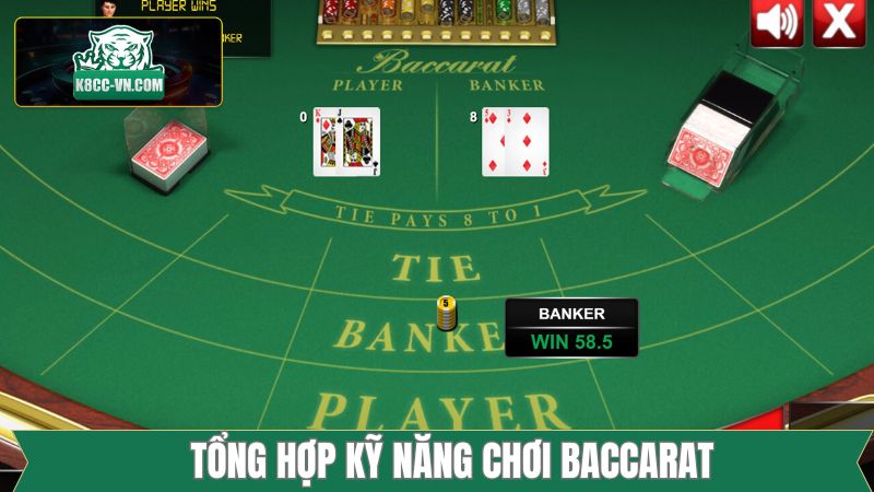 Kỹ Năng Chơi Baccarat Trăm Trận Trăm Thắng Từ Cao Thủ K8CC 3 Phương pháp đánh baccarat theo kiểu cầu nghiêng