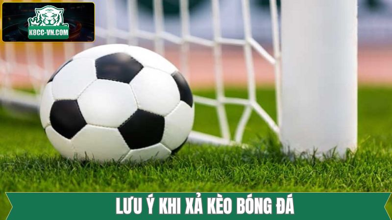 Vài lưu ý cơ bản khi tham gia xả kèo bóng đá